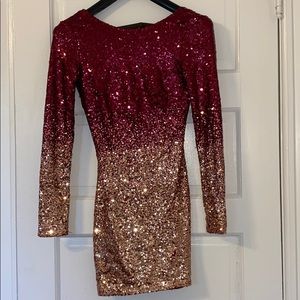 FashionNova sparkly dress